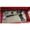 Image 8 : Rolling 2 Piece Tool Cabinet with Odds Tools Inside - Combined Cabinet