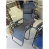 Image 2 : 2 Zero Gravity Folding Lawn Chairs/Loungers - 1 is Winnipeg Blue