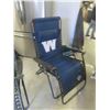 Image 4 : 2 Zero Gravity Folding Lawn Chairs/Loungers - 1 is Winnipeg Blue