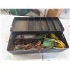 Image 2 : 2 Tackle Boxes with Fishing Lures, Hooks, Line, Weights & More 