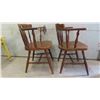 Image 3 : 2 Oak Kitchen Chairs 