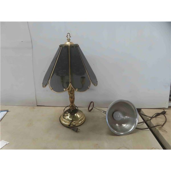 Table Side Lamp 23 1/2'' Tall , Clamp On Light
