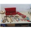 Image 1 : Tool Box with Various Tools - Hammers, Plyers, Screwdrivers, Plus
