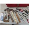 Image 2 : Tool Box with Various Tools - Hammers, Plyers, Screwdrivers, Plus