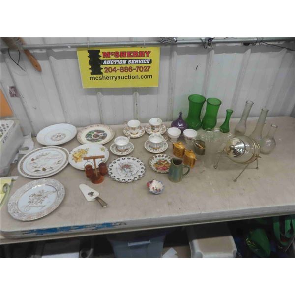 China Teacups, Saucers, Collecter Plates & More