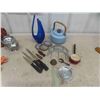 Image 7 : Metal Trays, Kettle, Knives & More