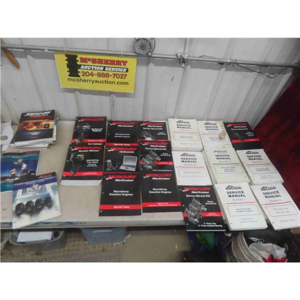Manuals: 17 Mercury Outboards, Accessory Guides 