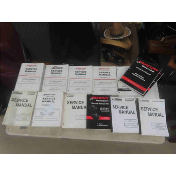 13 Manuals: Mariner Outboards, Mercury Mercruiser