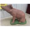 Image 1 : Yard Décor, Concrete Pig 20'' x 8'' x 15''