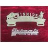 Image 1 : License Plate Topper 'Winnipeg MB , Gateway to Chevrolet' , Chrome