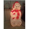 Image 3 : Christmas Bear Blow Mold 28'' Tall -Works