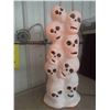 Image 3 : Halloween Skull Heads Blow Mold 31'' Tall 