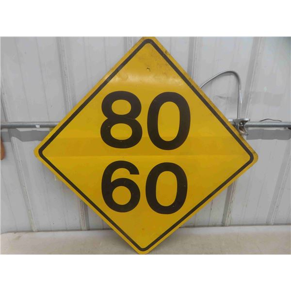 Metal Road Sign 33'' x 33'' 