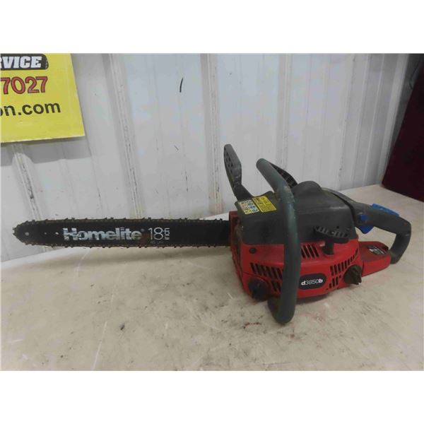 Homelite Gas Chainsaw 18'' -Has Compression