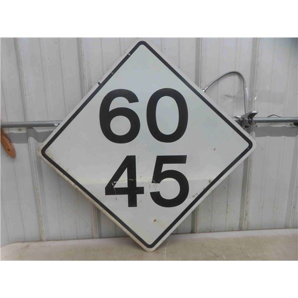 Metal Road Sign 33'' x 33'' 
