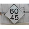 Image 1 : Metal Road Sign 33'' x 33'' 