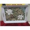 Image 2 : Oval Vanity Mirror Tray 16 1/2'' x 12'' , Kitchen Tray, Basket, Plus