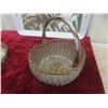Image 3 : Oval Vanity Mirror Tray 16 1/2'' x 12'' , Kitchen Tray, Basket, Plus