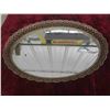 Image 4 : Oval Vanity Mirror Tray 16 1/2'' x 12'' , Kitchen Tray, Basket, Plus