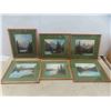 Image 1 : 6 Framed Signed Prints, Largest is 14 1/2'' x 12 3/4'' 