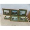 Image 1 : 6 Framed Signed Prints, Largest is 15 1/4'' x 13 1/4'' 