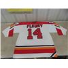 Image 3 : Vintage Calgary Flames 'Fleury' Jersey Size Large 