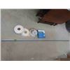 Image 1 : Metal Drywall Corner Bead 8' , 2 Rolls of Mudding Tape, Paper Corner
