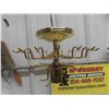 Image 3 : 2 CD Stands, Brief Case, Brass Finish Hanging Chandelier, TV Bracket
