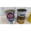 Image 2 : 4 Oil Cans: S+P Diesel Treatment Quart, Ford Long Life Quart, Rislone