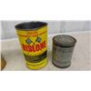 Image 5 : 4 Oil Cans: S+P Diesel Treatment Quart, Ford Long Life Quart, Rislone
