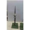 Image 2 : 2 Vintage Lightning Rods Both with Aluminum Bulbs 