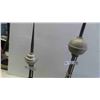 Image 4 : 2 Vintage Lightning Rods Both with Aluminum Bulbs 