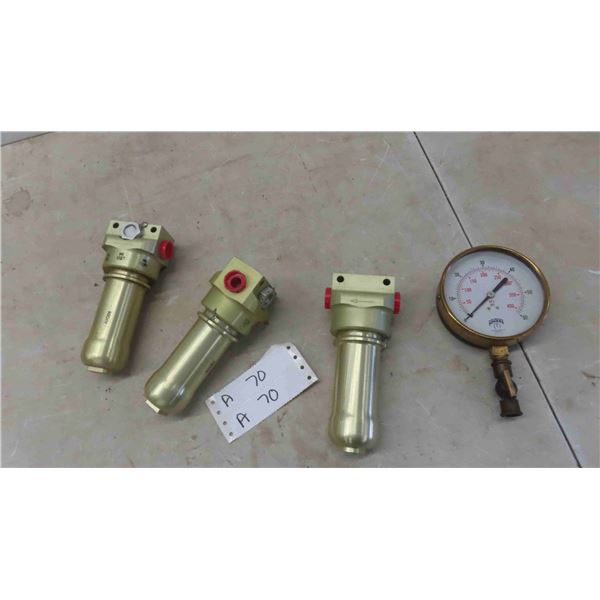3 New Airline Filters and Gauge
