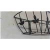 Image 4 : Wrought Iron Wall Mount Planter 30'' x 9'' x 8'' 