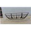 Image 5 : Wrought Iron Wall Mount Planter 30'' x 9'' x 8'' 