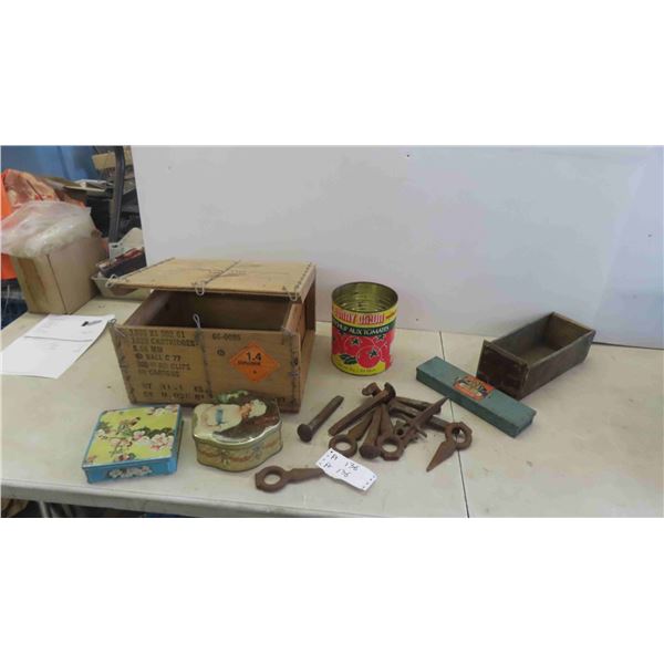 Ammo Crate, Tins, Railway Spikes, Plus