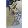 Image 2 : Rolling Metal Jobsite Drafting Stand Adjustable Height 