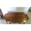 Image 2 : Walnut Sofa Table with Turned Legs 30'' x 35'' x 18''