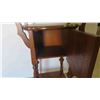 Image 6 : Walnut Smoking Stand - Mark on Bottom Shelf