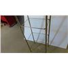 Image 4 : Brass Shelving Units with 4 Glass Shelves 58'' x 16'' x 12'' 