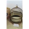 Image 2 : Copper Bird Cage with Flower Pot Insert