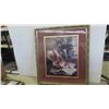 Image 1 : Framed Violin Picture 25'' x 28''