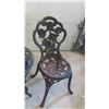 Image 7 : Cast Bistro Table with 2 Chairs 