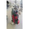 Image 1 : 14 Golf Clubs, Cart & Bag