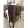 Image 2 : Vintage Walnut China Cabinet 62'' x 46'' x 15'' 