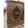 Image 4 : Vintage Walnut China Cabinet 62'' x 46'' x 15'' 