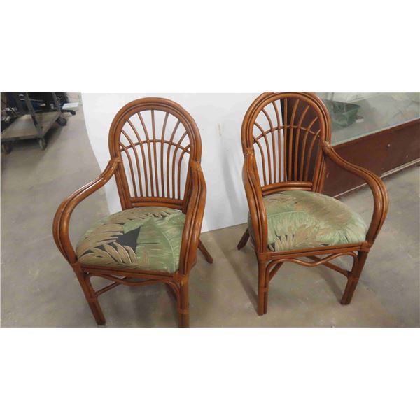 2 Wicker Sunroom Chairs 