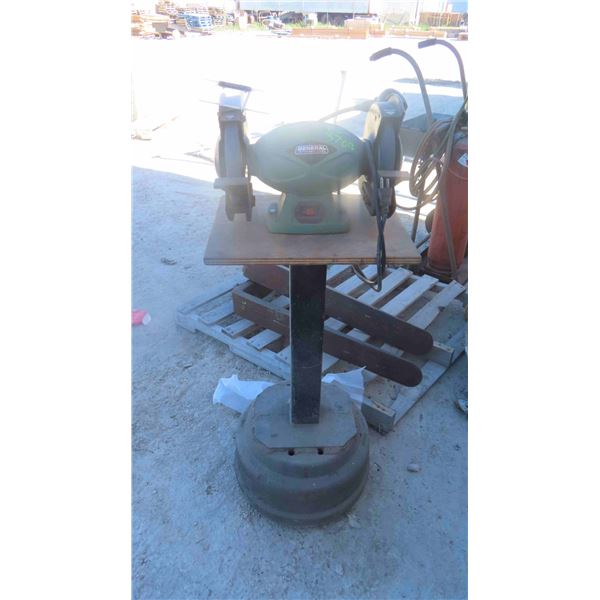 General Bench Grinder 1/2HP on Stand 