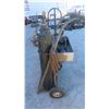 Image 6 : Acetyline Torches with Gauges, Hoses & Cart