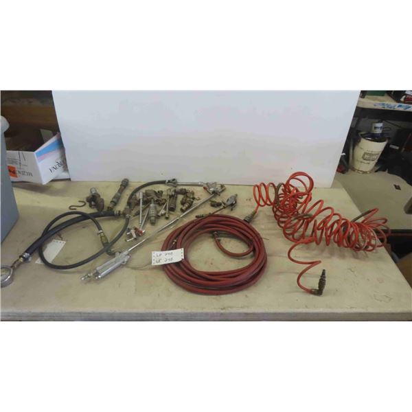 Air Hose, Connecters, Pressure Gauges